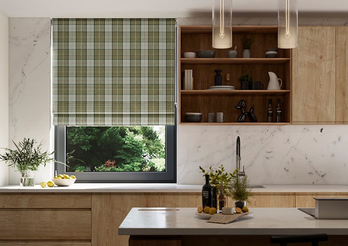 Laura Ashley Alfriston, Sage - Twist&Fit Roman Blind - Image 3